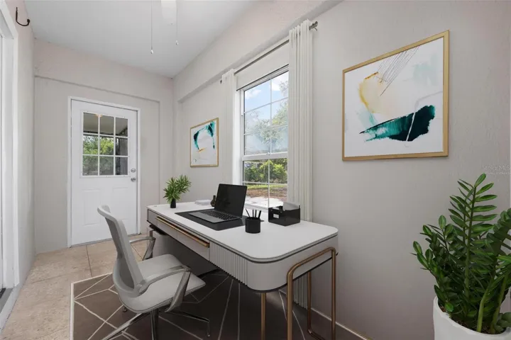 Virtually Staged - Office/Bonus Room