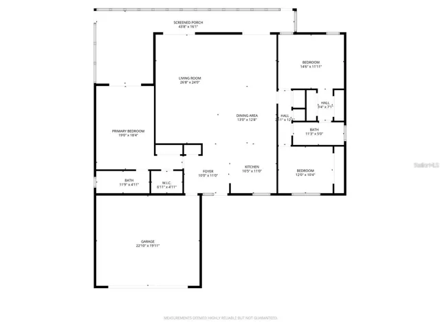 Note - the Screened porch has been updated with glass to make the room a true Florida room with separate AC.