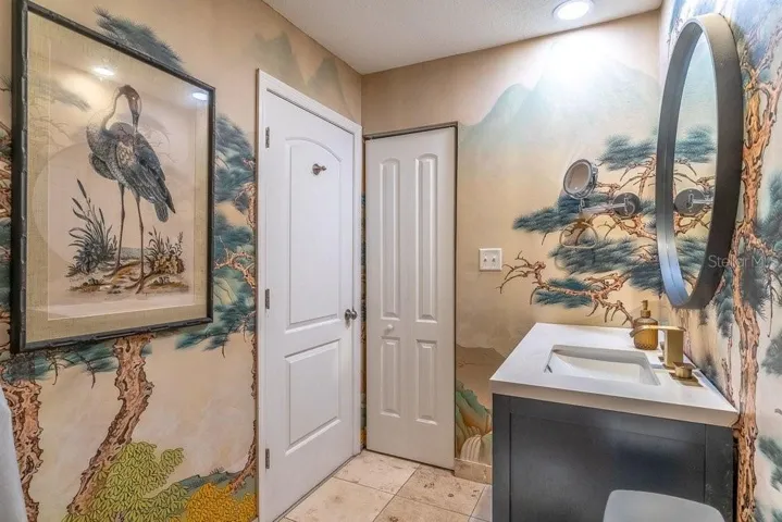 1st bathroom = Guest bath; rare size of 6 x 10