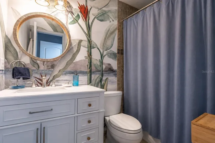Primary with large walk-in shower