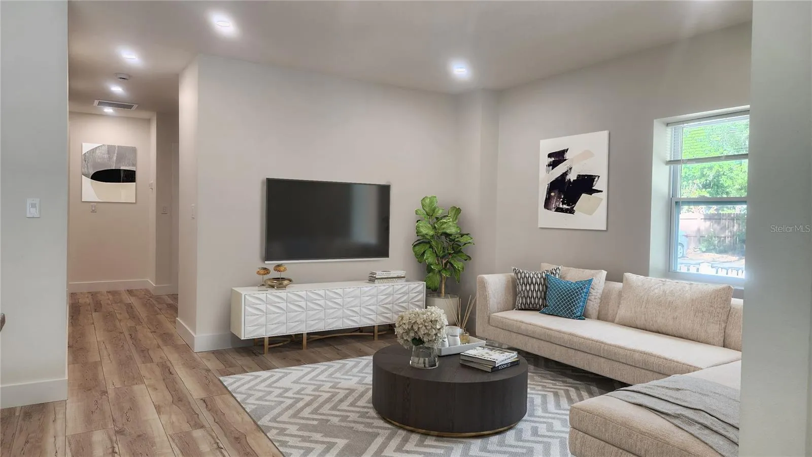 Living Room Staged furn.