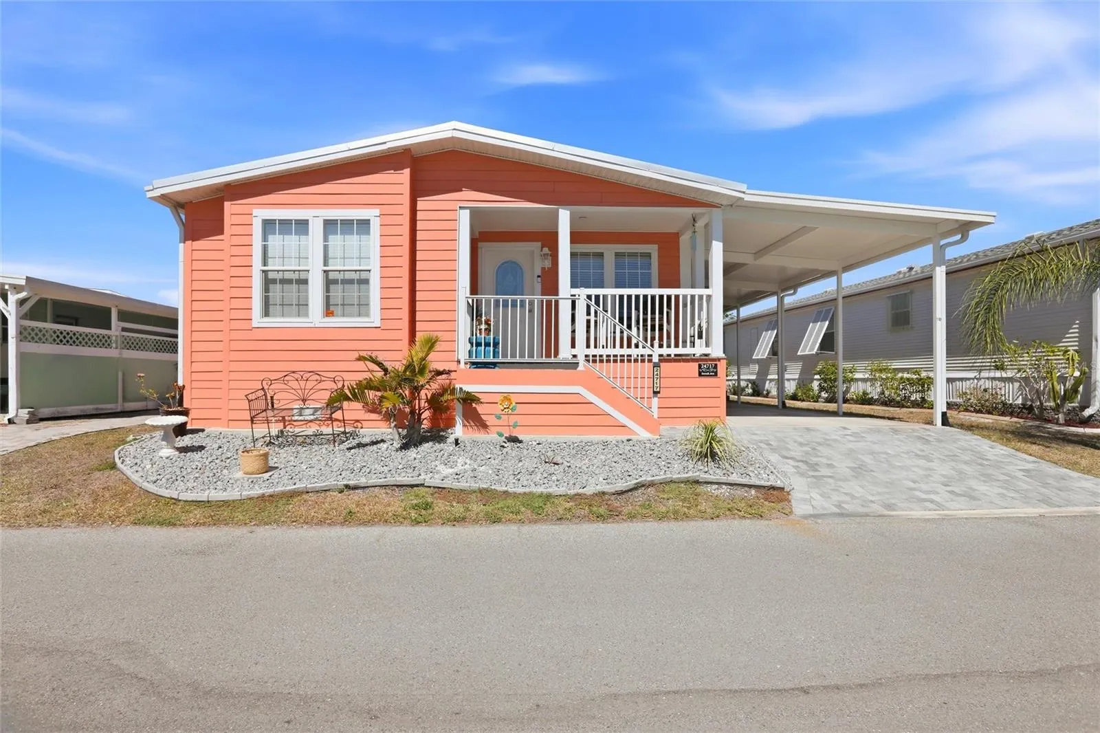Front of home facing Charlotte Harbor