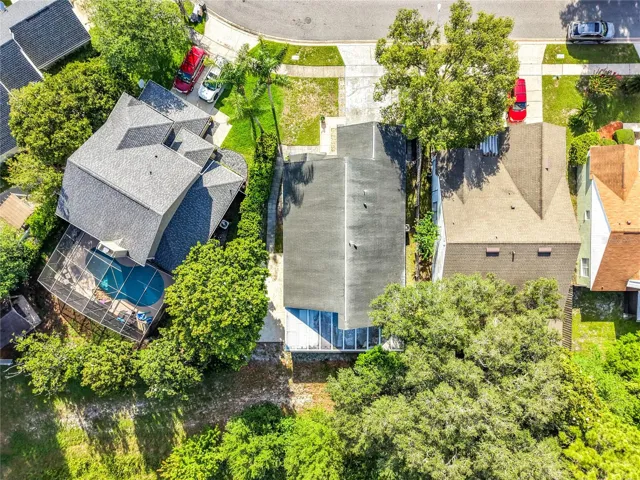Secluded backyard ideal for hosting guests or enjoying some quiet downtime.