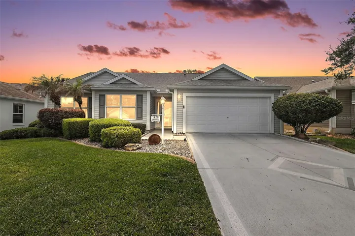 Twilight Front Elevation