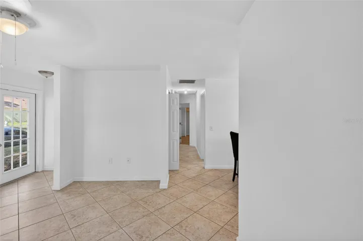 Living room view of hallway