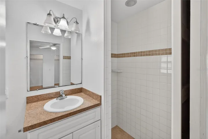 Second bathroom with shower
