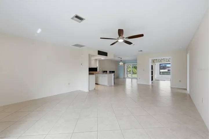 Living room from the entry