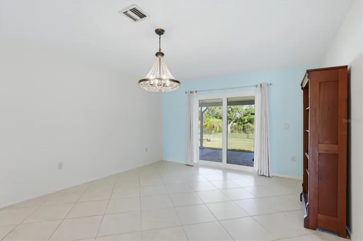 Dining Room opens to covered patio