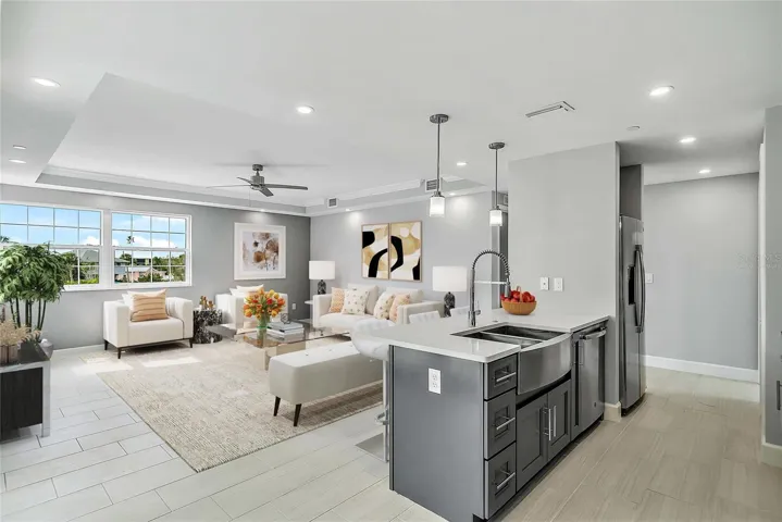 Kitchen, Virtually Staged