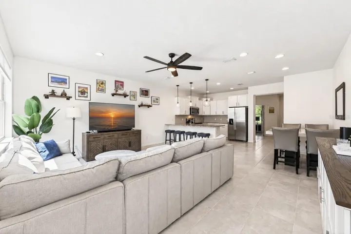 Open concept main floor.