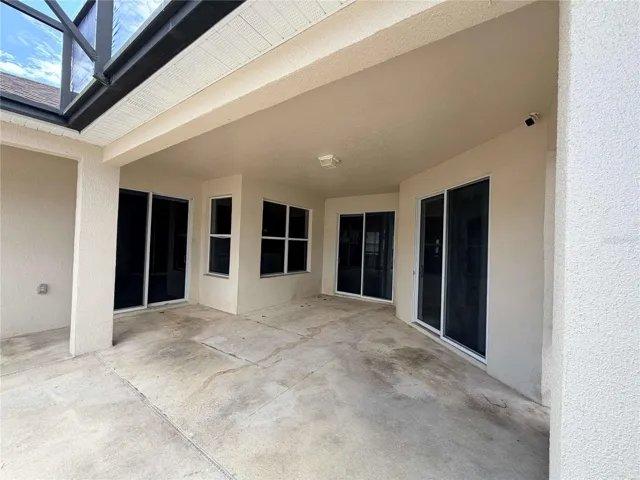 Covered Pool Deck