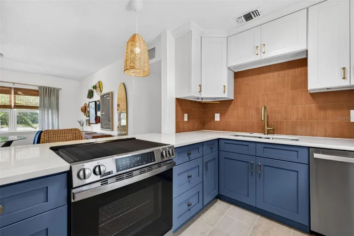 Tile backsplash