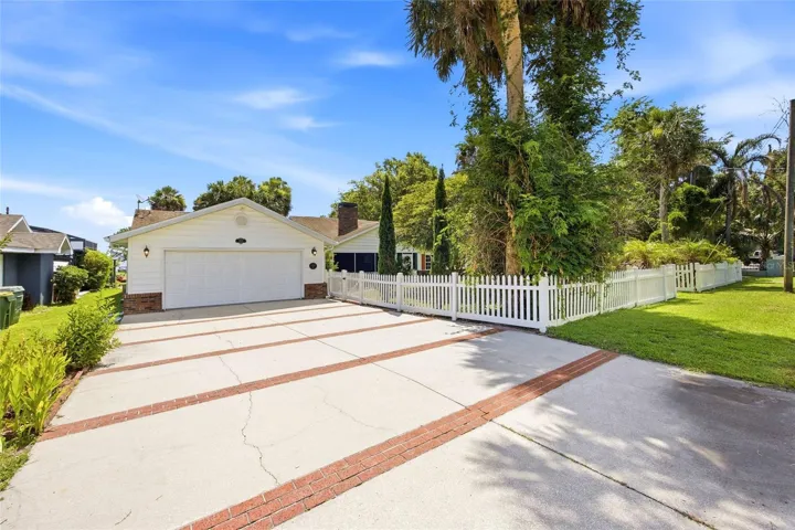 2 car garage with large driveway
