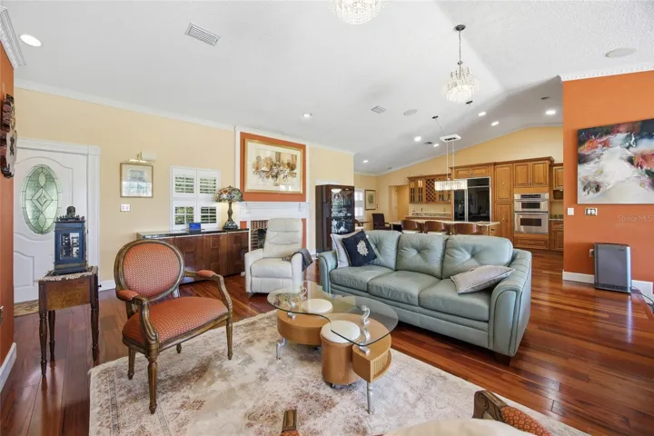 Open concept floor plan