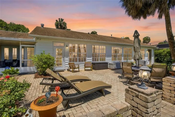 Large open patio space