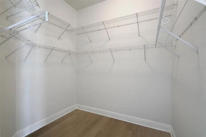 Primary walk-in closet