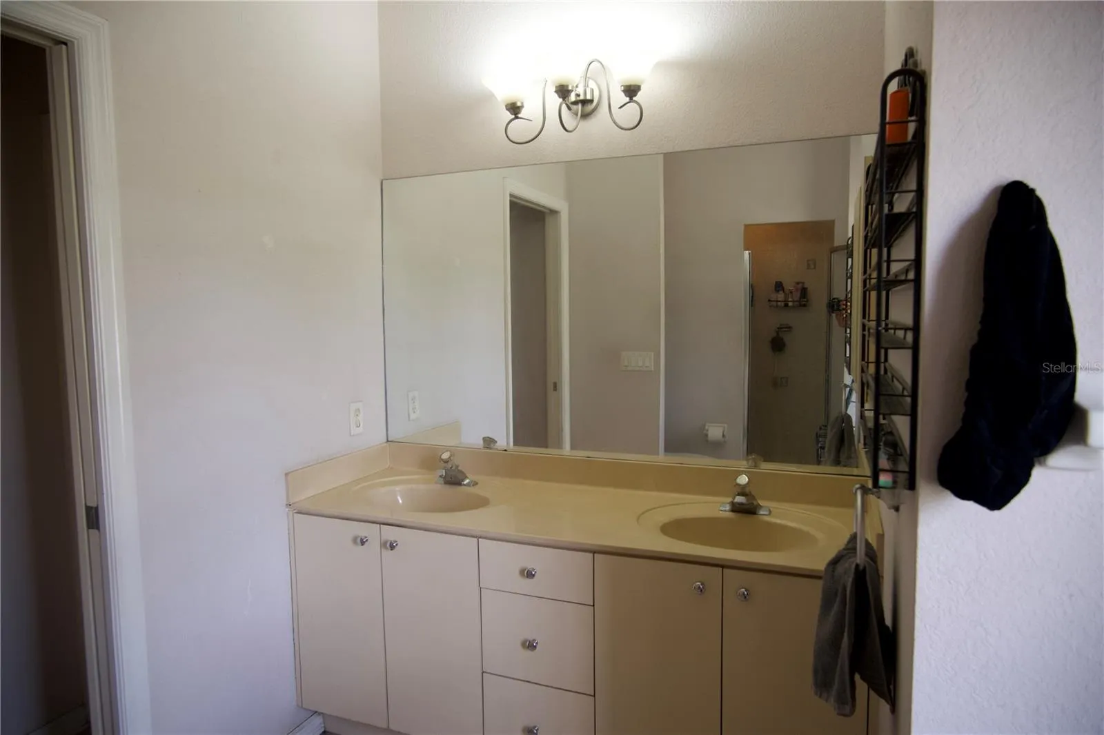 Master bathroom with double vanity