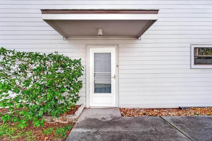 Front Door on the side