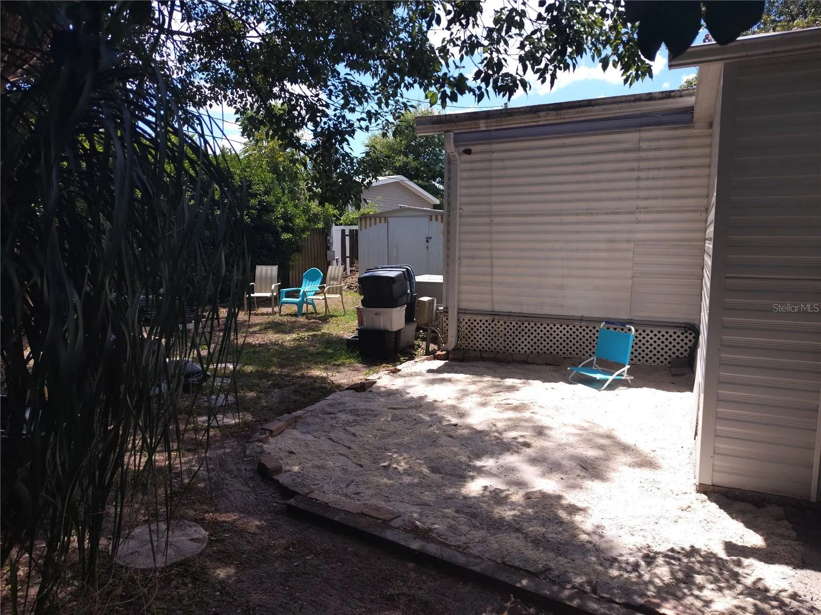 back yard