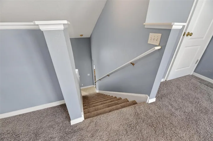 Stair from loft to first floor