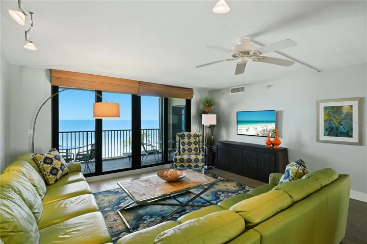 Beach view living room.