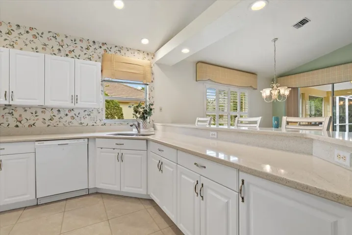 Kitchen with Quartz Countertops