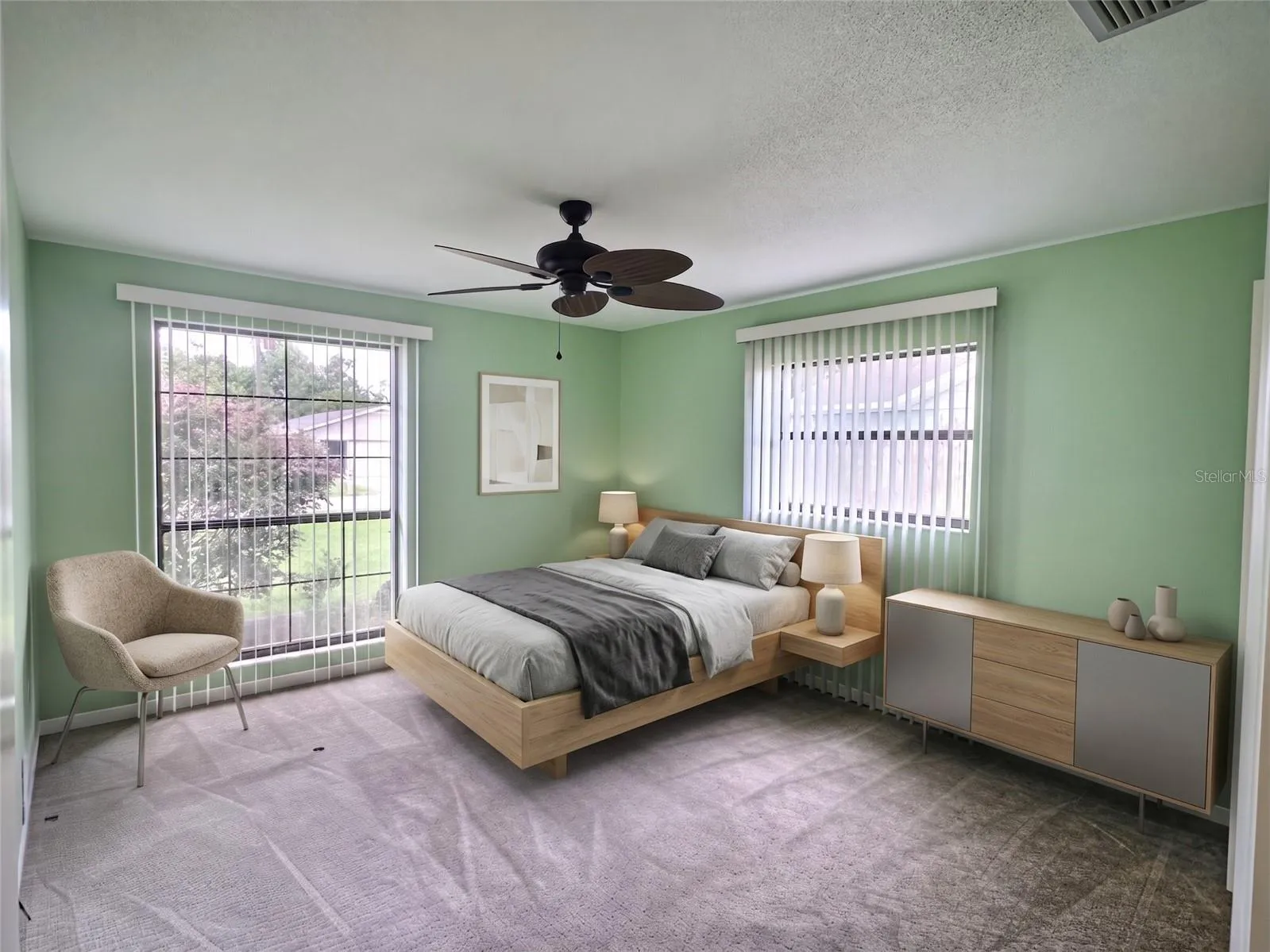Bedroom 2 - Staged
