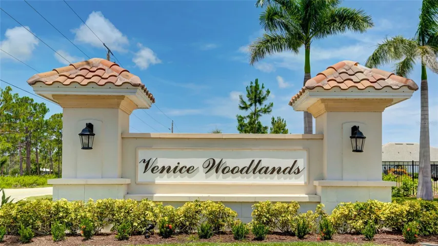 Entrance to Venice Woodlands.