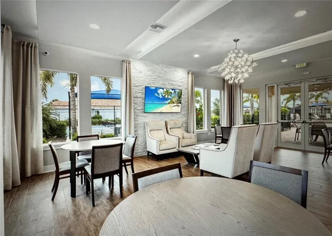 Clubhouse Resident Room to enjoy time out of the sun, eat lunch, read a book, watch TV or socilaize with the neighbors.