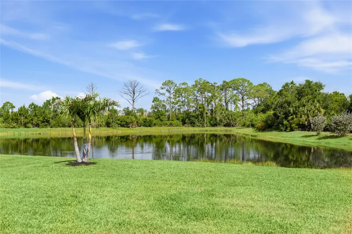 Beautiful premier water-view Lot with preserve behind it and with extra space between the homes.