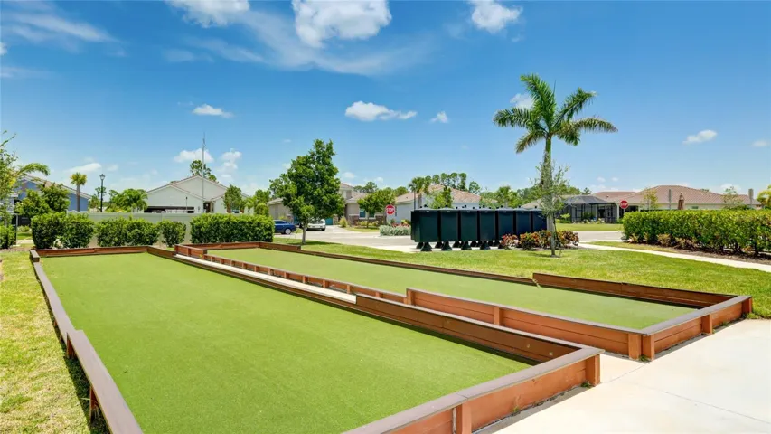 Bocce Ball Courts.