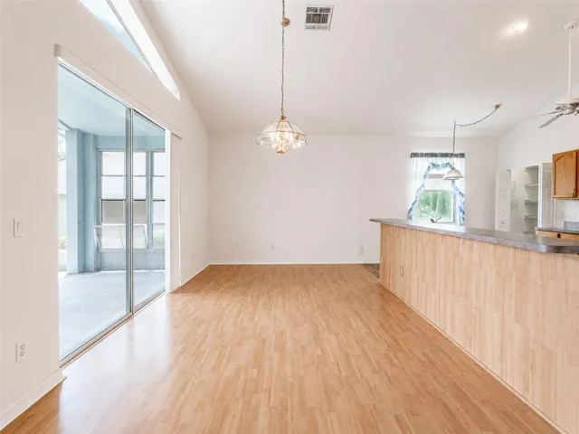 Living room to dining room