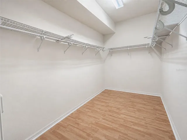 Master walk in closet