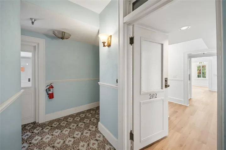 Charming and inviting hallways