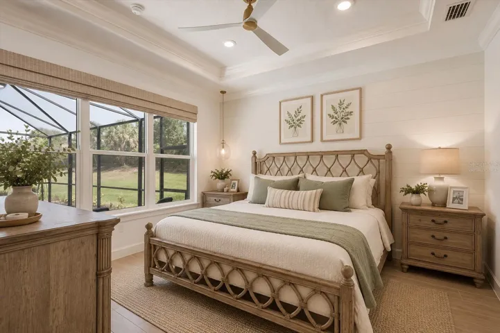 Master Bedroom Virtually staged