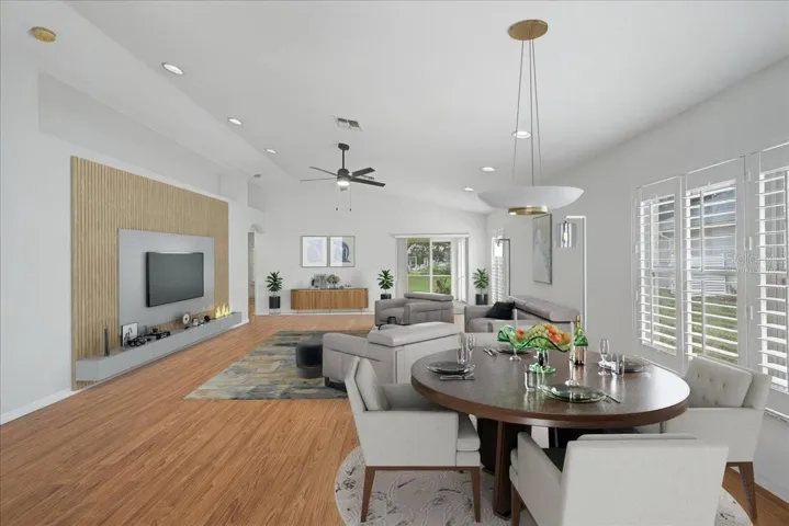 Virtually Staged Great Room