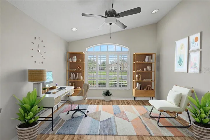 Virtually Staged Office / Den / 3rd Bedroom