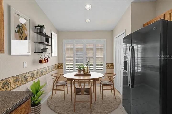 Virtually Staged Breakfast Nook