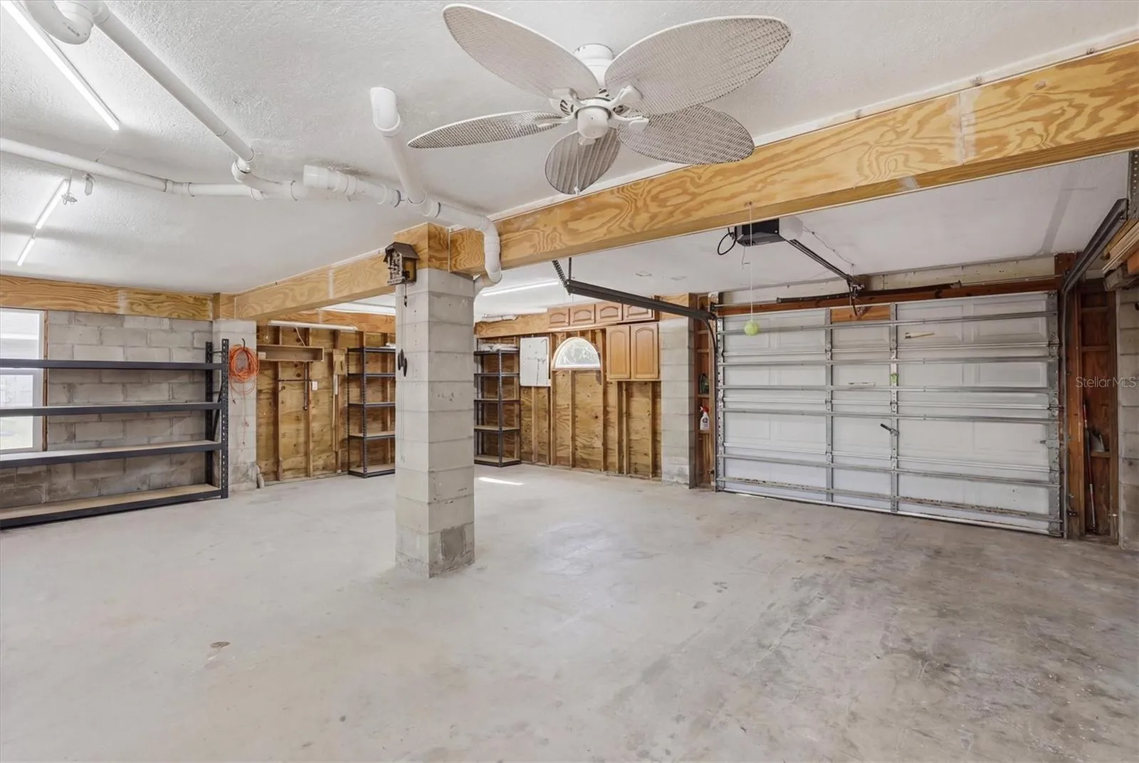 2 Car Garage with Workshop area