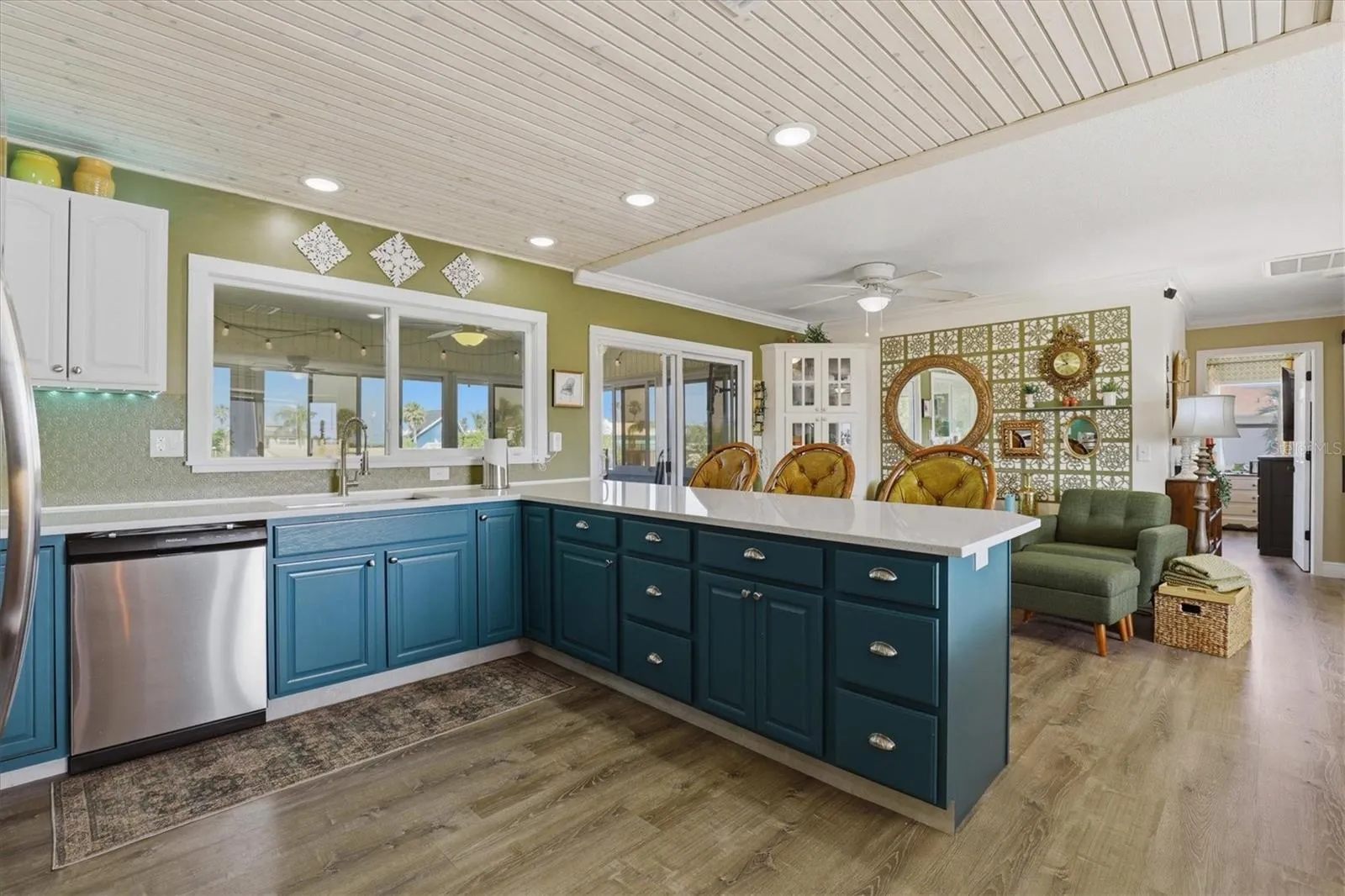 Wood Plank Ceiling