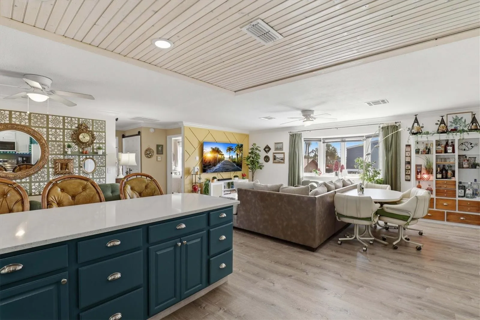 Kitchen to Living Area