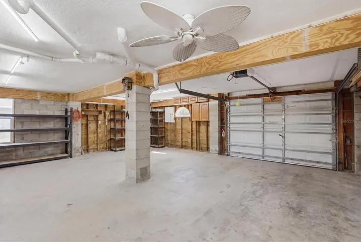 2 Car Garage with Workshop area