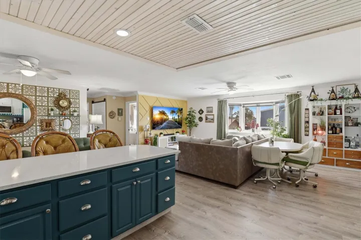 Kitchen to Living Area