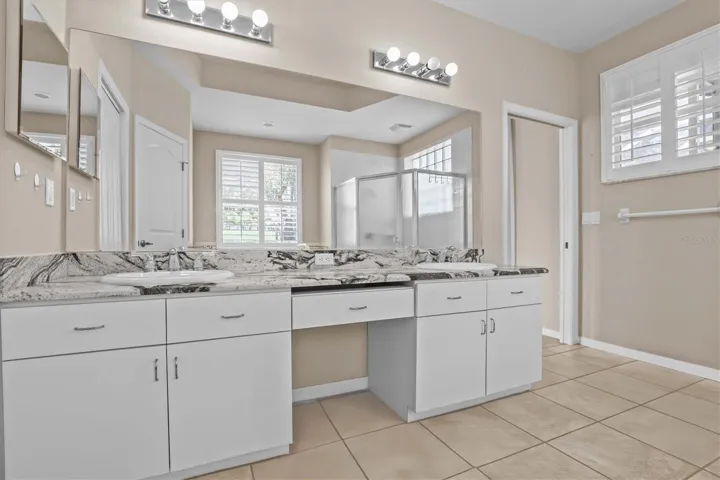 Primary Bathroom with Double Sinks