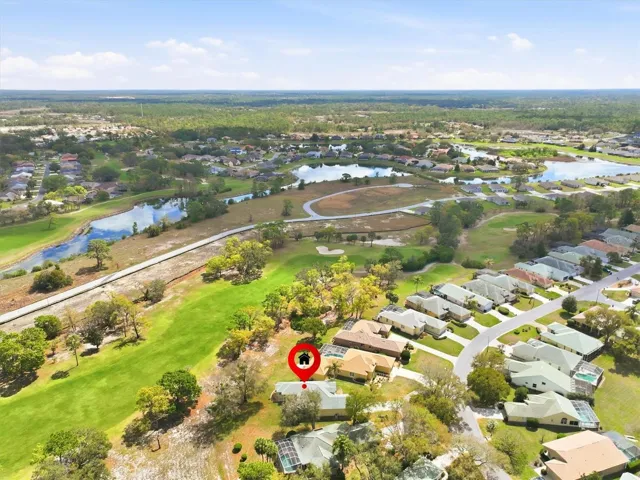 Aerial with Golf Course