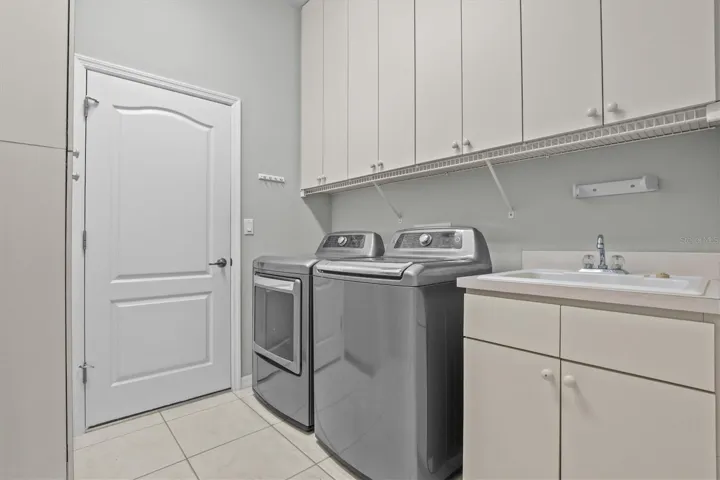 Laundry Room with Sink and Storage