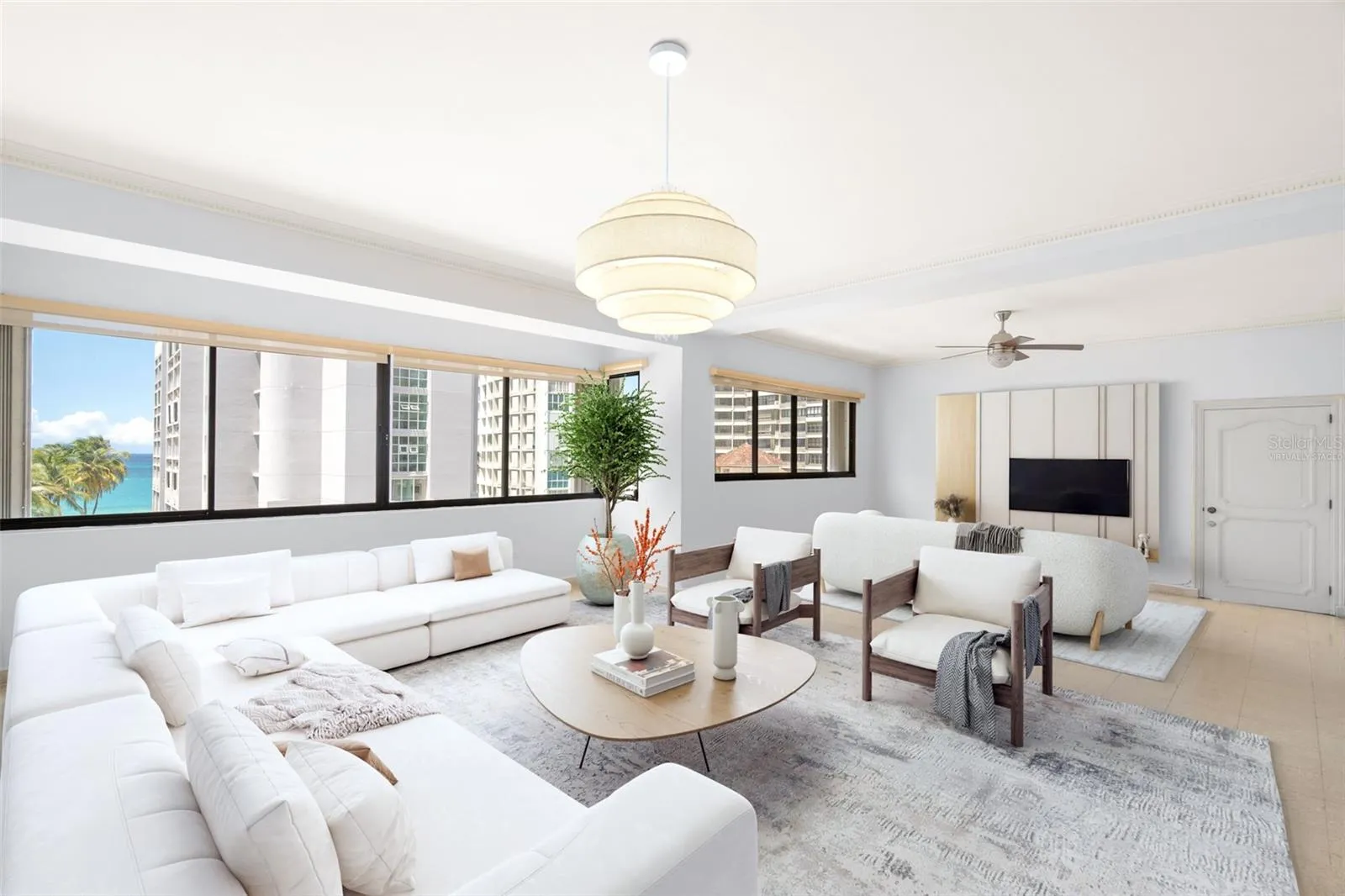 Kings Terrace 5E | Living Room (Virtually Staged)