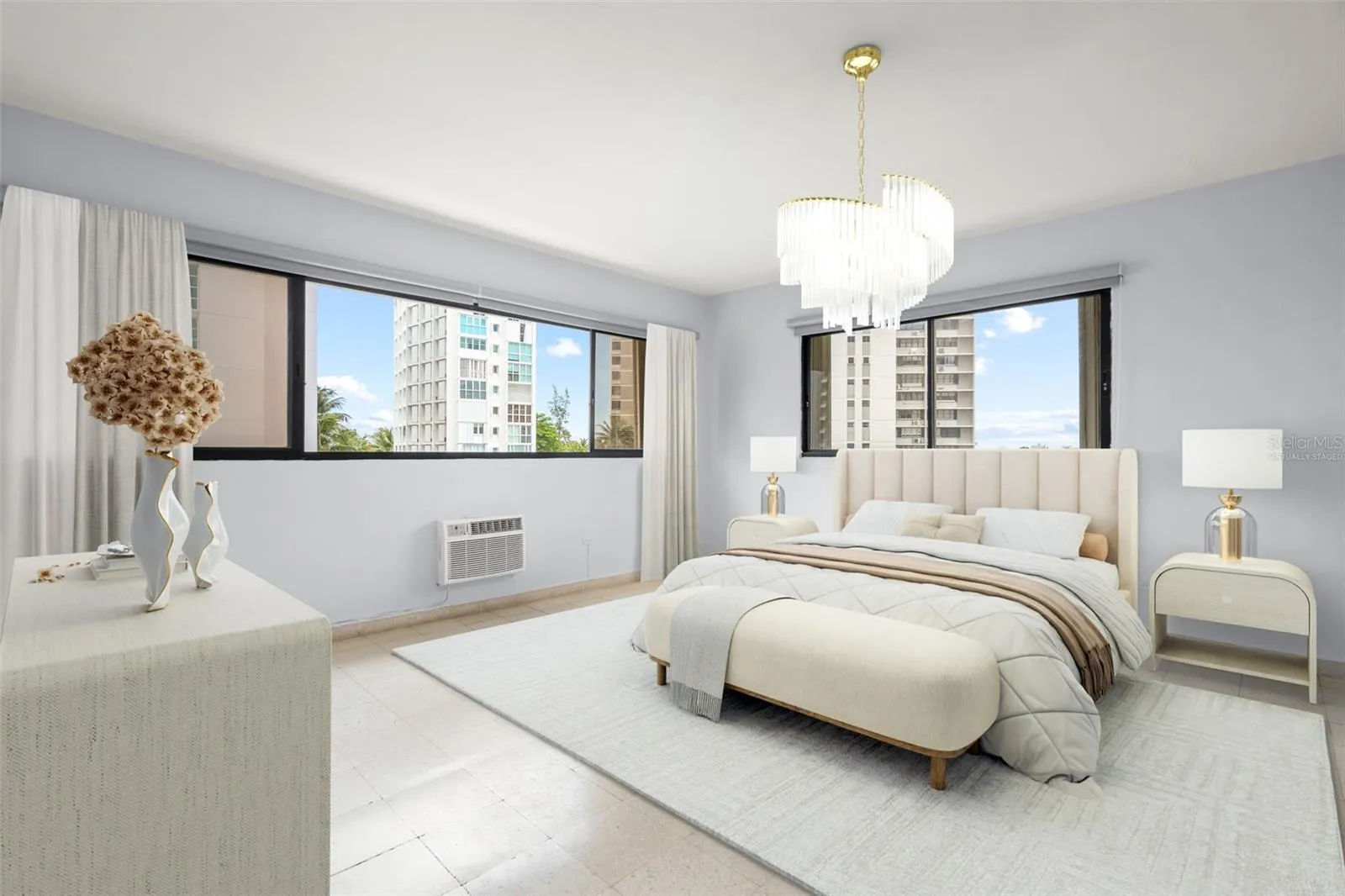 Kings Terrace 5E | Primary Suite (Virtually Staged)