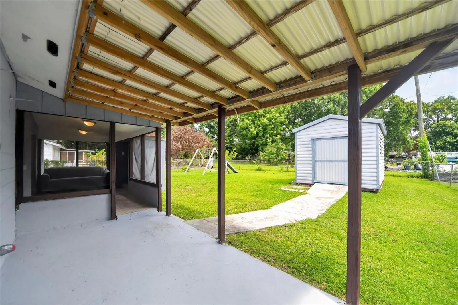 Back Patio/Extended Concrete
