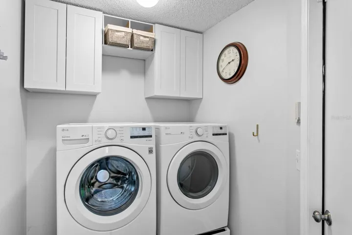 Laundry room leads out to 2-car garage